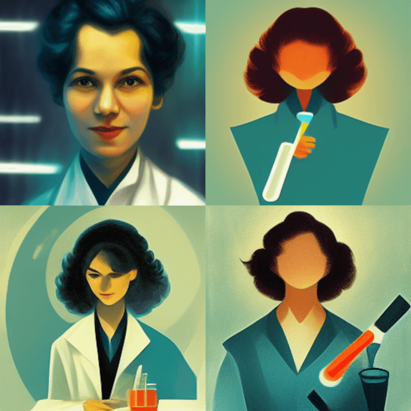 A_female_scientist_in_a_laboratory_holding_a_pipette