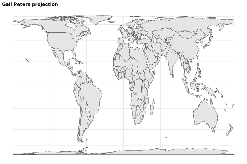 Gall-Peters projection